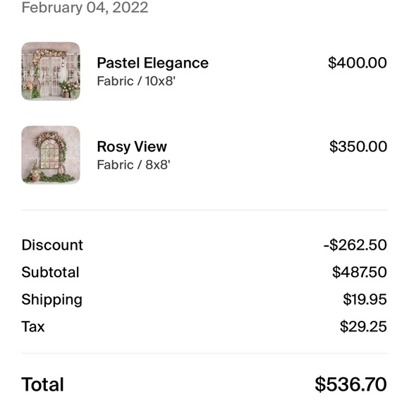 Photo backdrop - Picture 3 of 3